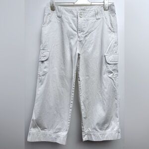 Lee White Ankle Cropped Jeans